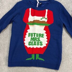 Love By Design Blue Christmas Sweater